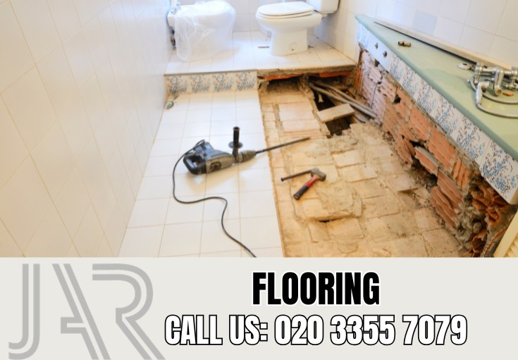Bathroom Flooring Installation by Greenwich Bathroom Fitters