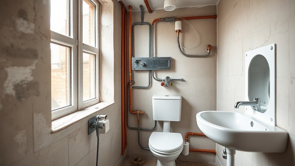 Bathroom Plumbing and Electrics in Greenwich